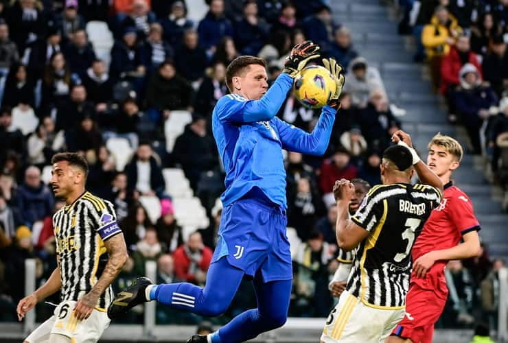 Szczesny in campo con la maglia della Juventus - Foto Lapresse - Ternanatime.com