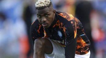 Ultim’ora: Victor Osimhen I Conte se lo ritrova in ritiro, De Laurentiis ha dato il suo ok