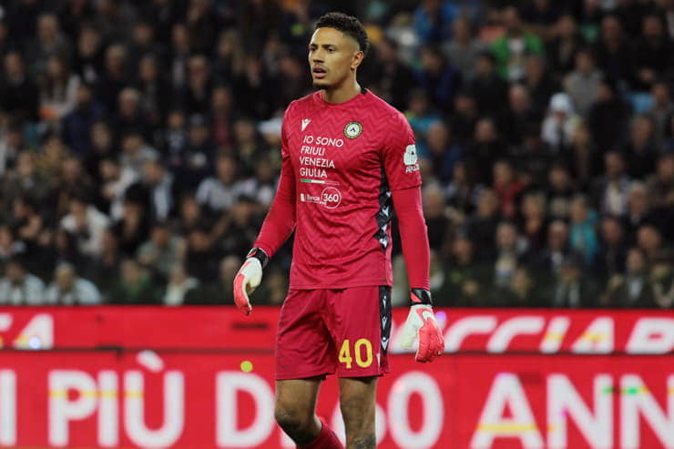 Okoye in campo con la maglia dell'Udinese - Foto Lapresse - Ternanatime.com