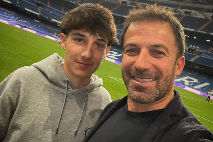 Tobias e Alex Del Piero - Foto Instagram - Ternanatime.com