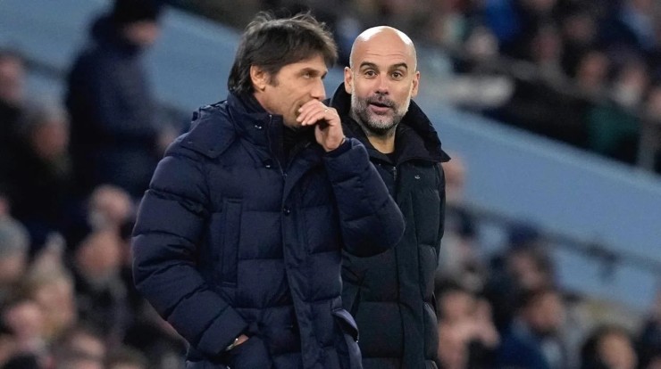 Conte e Guardiola a confronto