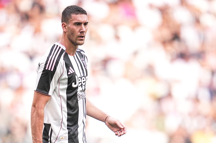 Dusan Vlahovic in campo - Foto Lapresse - Ternanatime.com