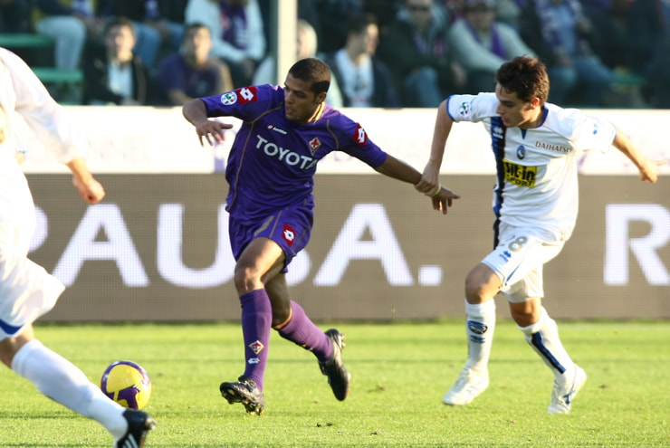 Felipe Melo in campo con la maglia della Fiorentina - Foto Lapresse - Ternanatime.com