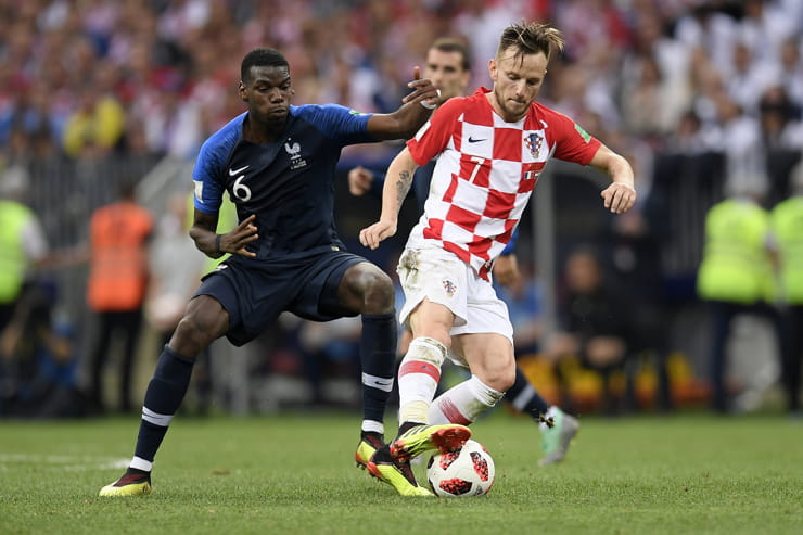 Ivan Rakitic con la maglia della Croazia - Foto Lapresse - Ternanatime.com