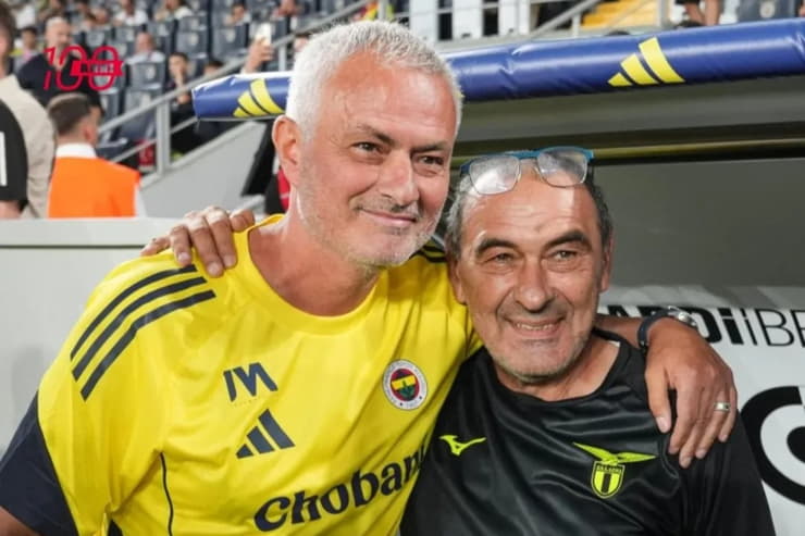 José Mourinho e Maurizio Sarri - Foto Instagram - Ternanatime.com