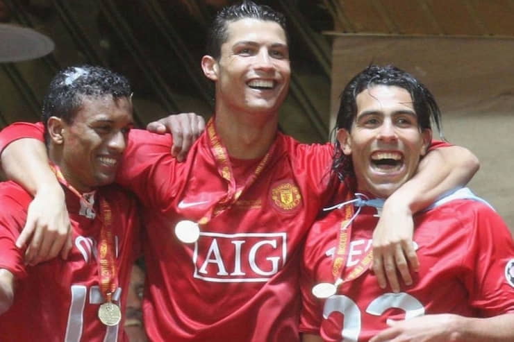 Nani, Cristiano Ronaldo e Tevez - Foto Instagram - Ternanatime.com