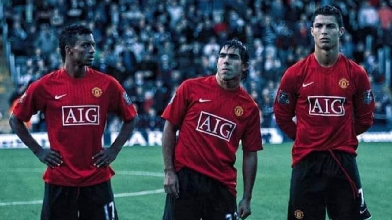 Nani, Tevez e Cristiano Ronaldo - Foto Instagram - Ternanatime.com