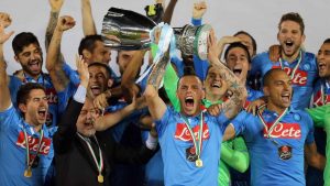 Il Napoli con la Supercoppa del 2014