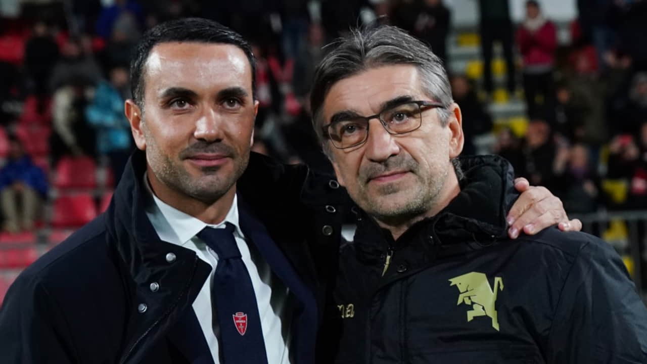 Raffaele Palladino e Ivan Juric - Foto Lapresse - Ternanatime.com