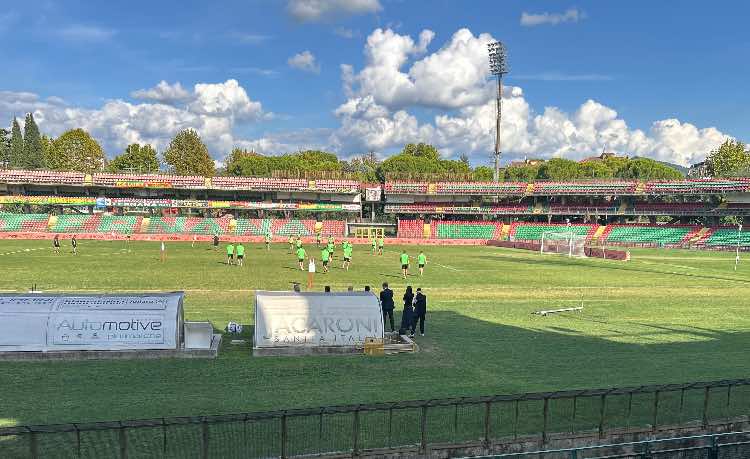 Ternana, la presidente all’allenamento dei rossoverdi-video
