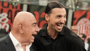 Adriano Galliani e Zlatan Ibrahimovic - Foto Lapresse - Ternanatime.com