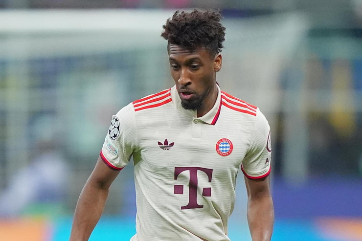 Coman in campo con la maglia del Bayern Monaco - Foto Lapresse - Ternanatime.com