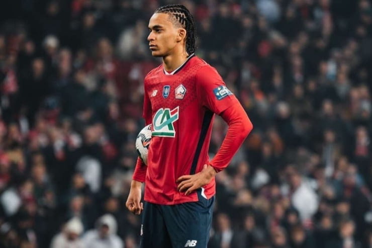 Ethan Mbappè in campo con la maglia del Lille - Foto dal suo profilo Instagram - Ternanatime.com