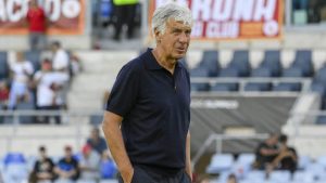 Gian Piero Gasperini all'Olimpico - Foto Lapresse - Ternanatime.com