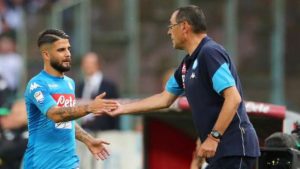Insigne e Sarri ai tempi del Napoli
