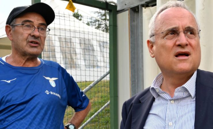 Lotito e Sarri sono ai ferri corti 