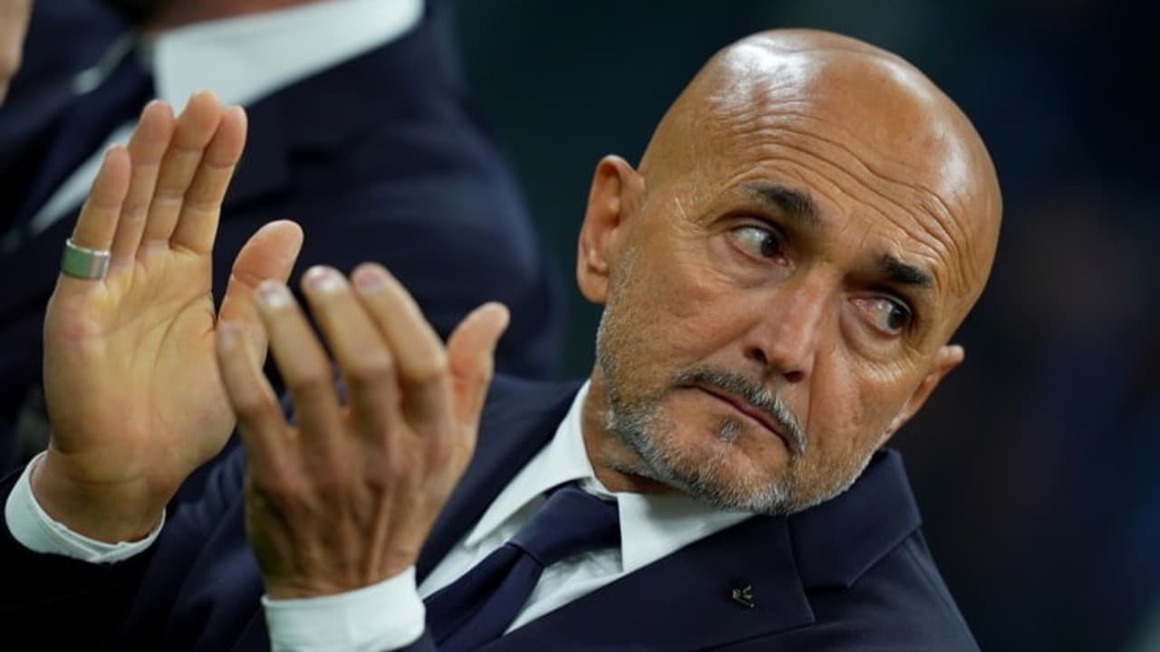 Luciano Spalletti in panchina - Foto Lapresse - Jmania.it