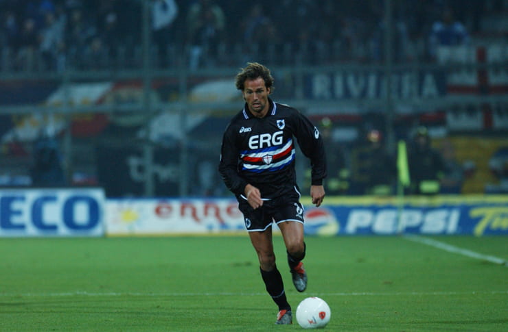 Stefano Bettarini in campo con la maglia della Sampdoria - Foto Lapresse - Ternanatime.com