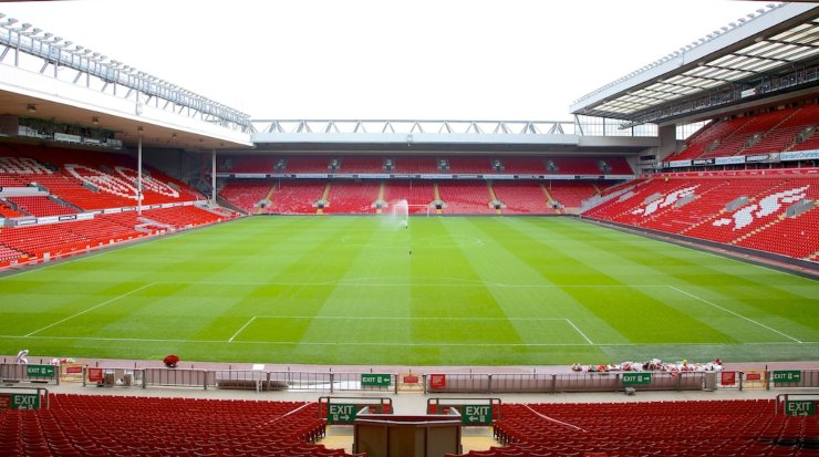 Lo stadio del Liverpool