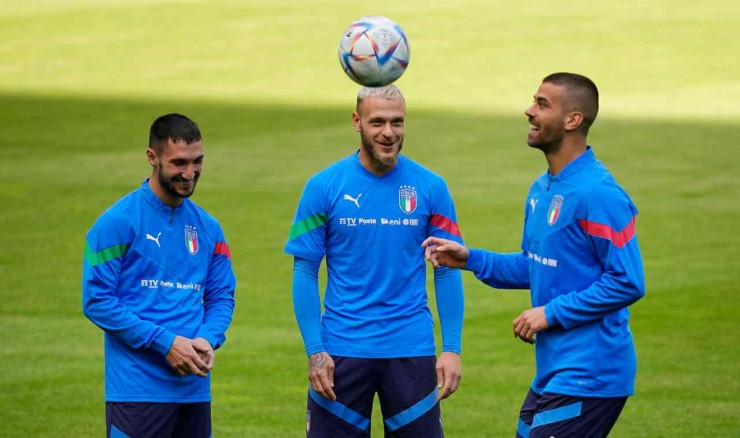 Azzurri a Coverciano