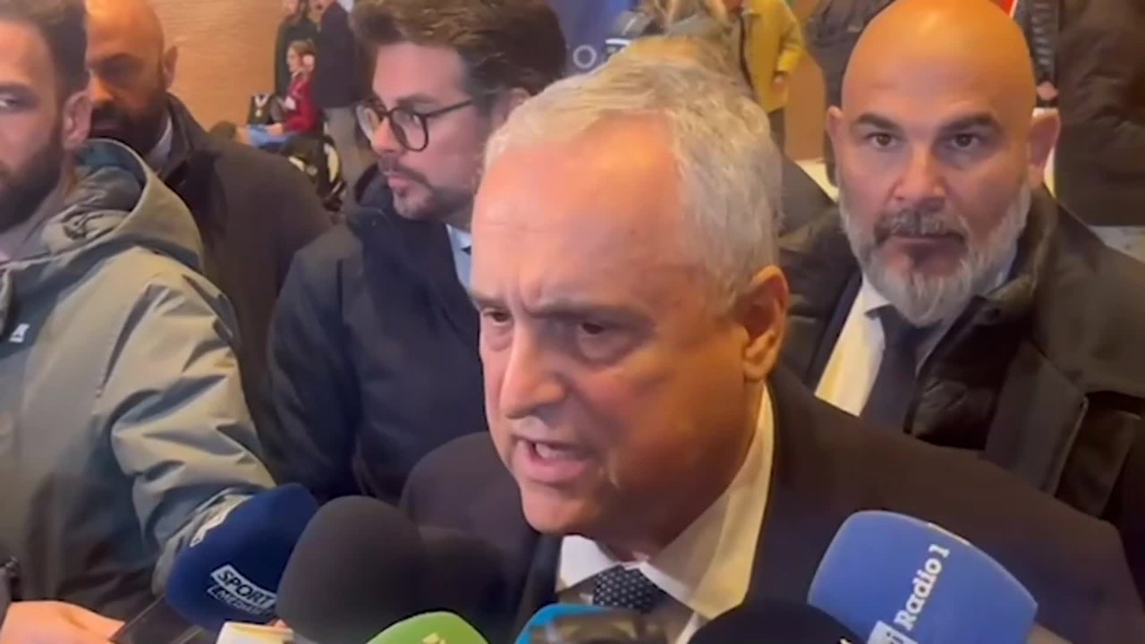 Il presidente della Lazio Claudio Lotito