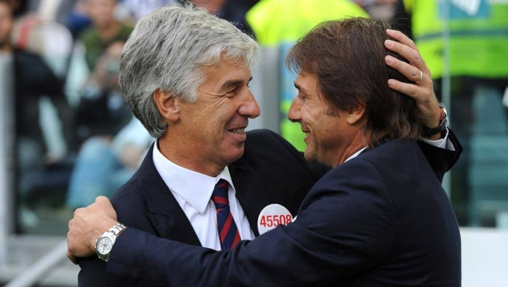 Gasperini e Conte in testa al campionato