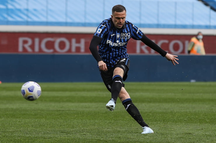 Josip Ilicic in campo con la maglia dell'Atalanta - Foto Lapresse - Ternanatime.com
