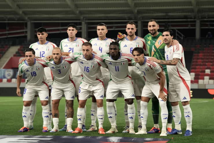 L'Italia in una recente partita - Foto Lapresse - Ternanatime.com.jph