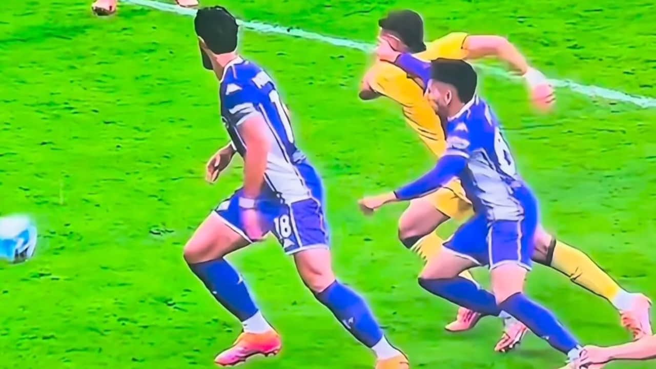 La presunta simulazione di Gimenez - Frame YouTube - Ternanatime.com