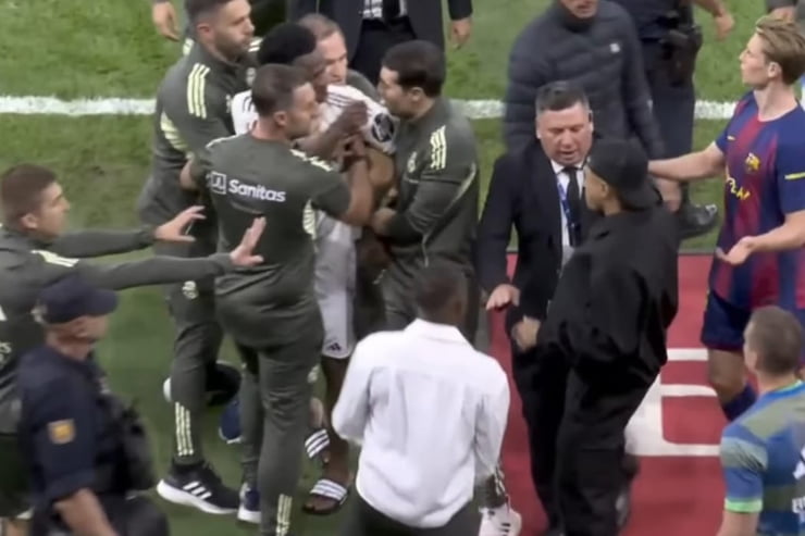 La rissa al Bernabeu - Frame YouTube - Ternanatime.com