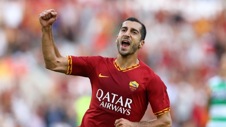 Henrikh Mkhitaryan nella Roma
