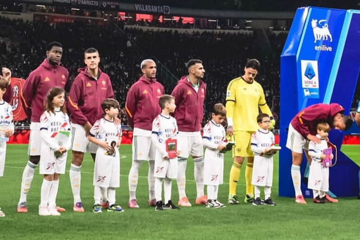 I giocatori della Roma a San Siro - Foto Instagram - Ternanatime.com