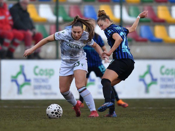 TERNANA WOMEN, SODDISFAZIONE PER LA PROVA MA I PUNTI VANNO ALL’INTER!