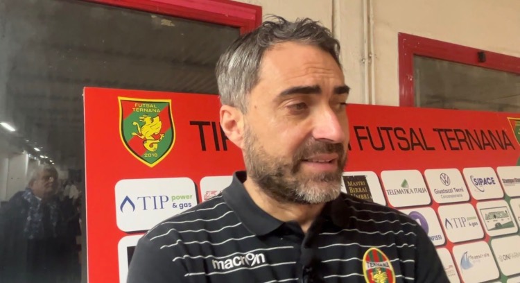 TIP TERNANA FUTSAL, IL PARI INTERNO FA INFURIARE PELLEGRINI CON LA SUA SQUADRA!-VIDEO INTERVISTA