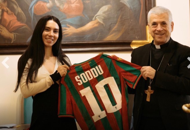 TERNANA, VISITA DELLA PRESIDENTE AL VESCOVO DI TERNI